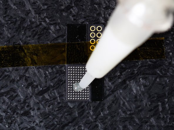 Apply Flux to the solder joints.