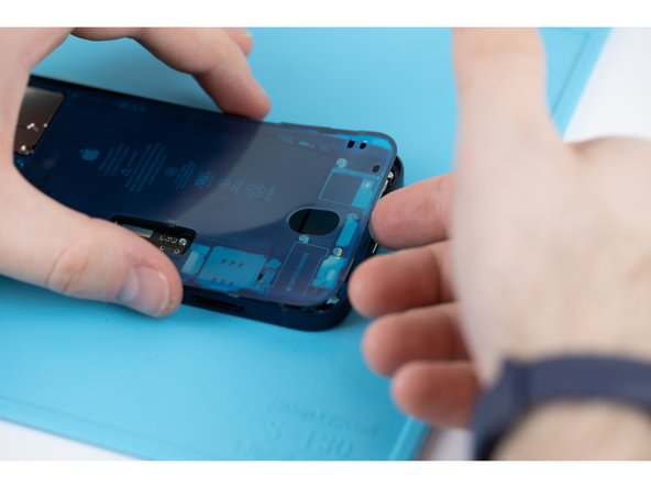 If the position of the adhesive is incorrect, you won't be able to re-position it. You'll have to remove it and start over with a new adhesive, so take your time through this step.