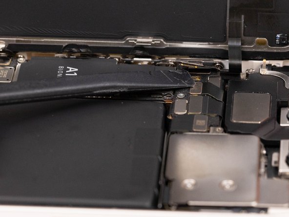 Disconnect the front sensor assembly cable connector with a spudger or your fingernail.