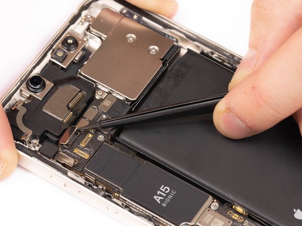 Disconnect the bluetooth antenna flex from it's socket.