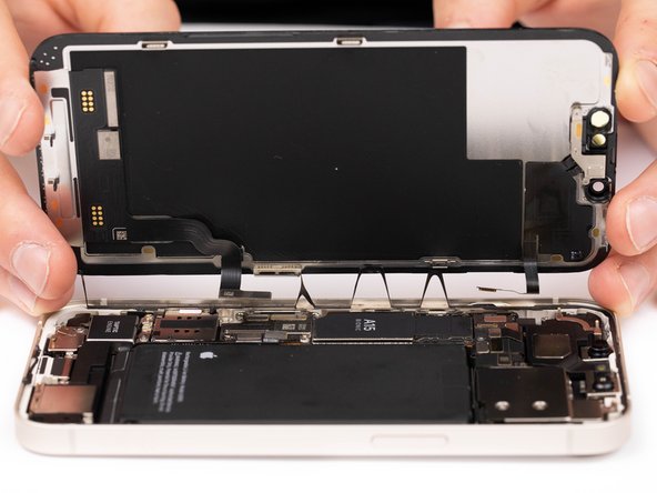 Pull the display assembly away from the phone.