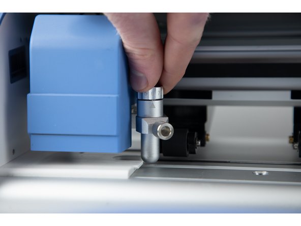 As we're using a 13 inch film we'll be setting our cut depth to 6.