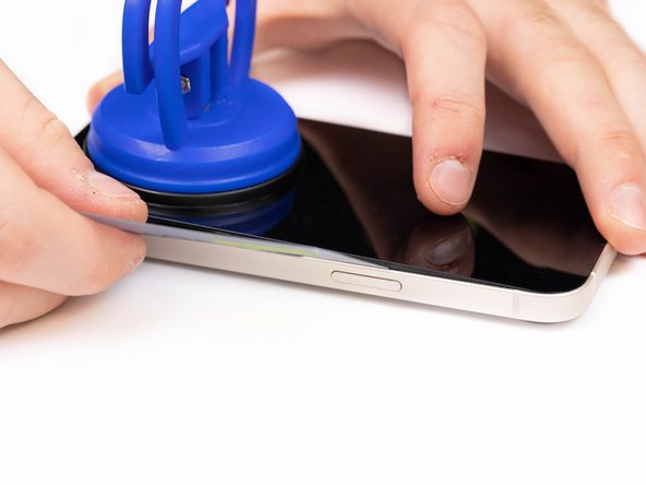 Be careful not to insert your prying tool too far into the phone, a few millimiteres will be enough. You risk damaging the cables connecting the screen if you insert the pry tool too far.