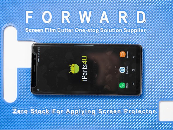 Don't worry if you stick the film down and it doesn't look quite right. Peel the film off the phone and try again.