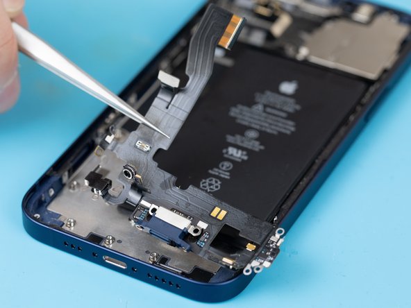 Remove the charger port.