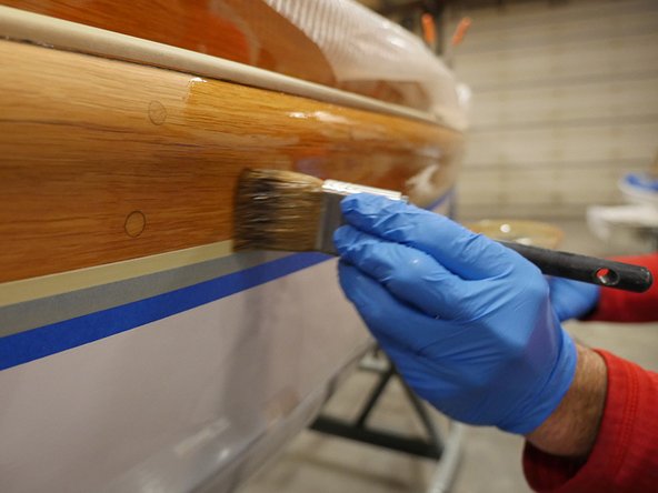 Gleam 2.0 Gloss vs. Satin Finish: Gloss varnish can be built up to a desired finish and depth.  For a Satin finish, always use Gloss for build coats. Use Satin only for the final coat. Just before applying the final coat, sand lightly with 320-grit sandpaper and remove residue. The same goes for matte or rubbed effect finishes.