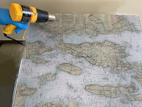 POUR: IMPORTANT! Pour the epoxy no more than ¼ inch at a time (per layer).