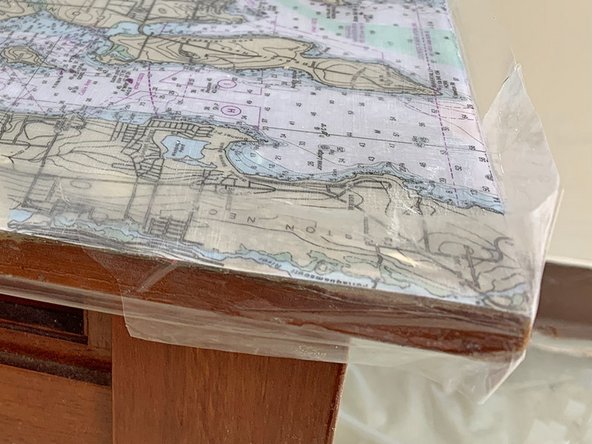 Taping Tip: Add more tape at the corners to provide added support to the tape barrier.