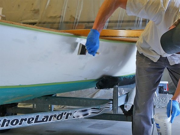 Aluminum and Steel: Prime the surface with TotalBoat 2-Part Epoxy Primer, as directed. Allow to cure 4-24 hours, depending on ambient temperature.