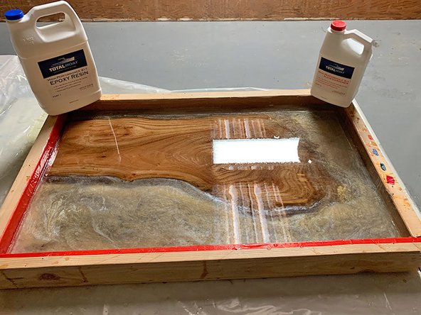 Repeat Steps 5-8 for the final pour.