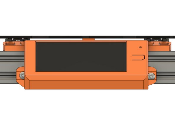 Insert 2x t-nuts in the bottom slot where we have removed the end cap.