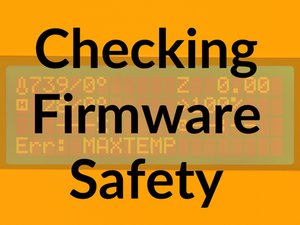 Checking Firmware Safety