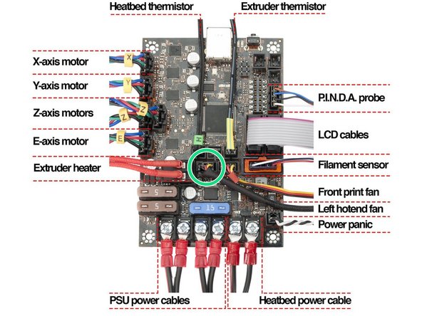 MK2 and MK2S Rambo Mini hotend fan connector.