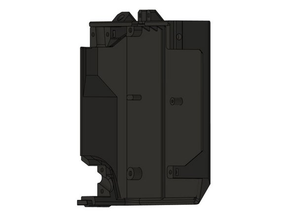 Insert one M3 square nut on the inside of the case.