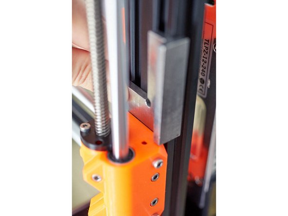 If you have difficulty to see if the x_end_idler is parallel to the frame you can use a thick ruler or a square like on the first image.