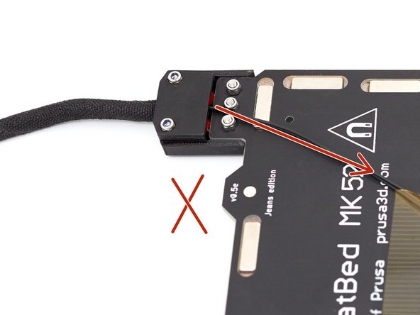 If the cable is stretched it might move the thermistor from its position or damage the wires during printing.