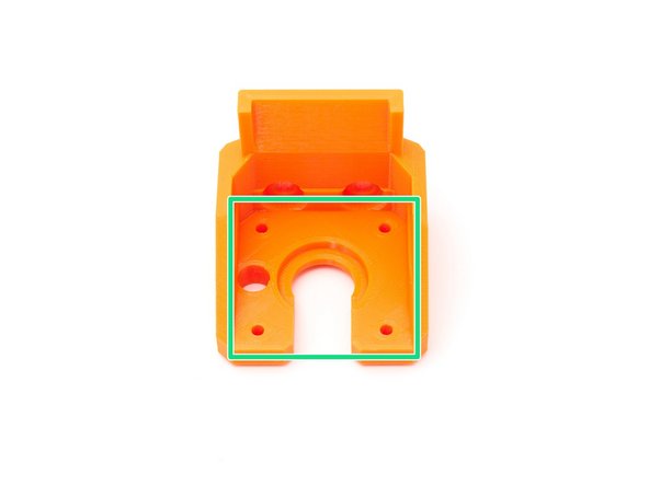 Verify that the internal surfaces of the z_motor_mount  are smooth and flat. Clean up if necessary using a file or small scraper (you can use a steel rule if you don't have a small scraper).
