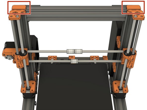 Bear Upgrade frame only: Make sure the z_tops are flush with the Z smooth rods on both sides