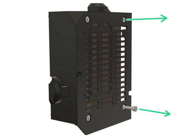 Remove the two M3x10 screws from the left side of the board.