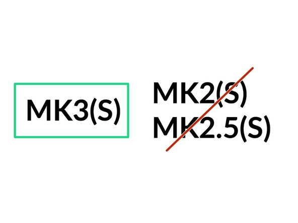 The next steps are for the MK3(S) only.