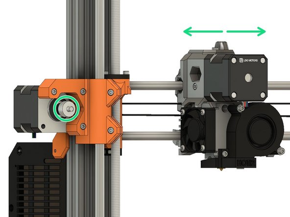 Unscrew the pulley set screws a little.