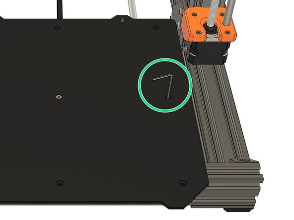 Use the 2mm hex key to align the spacer.
