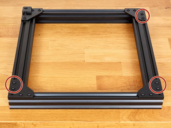 Verify that all the 6 latest M5x10 screws bolted are fully tightened (max 4.5Nm).