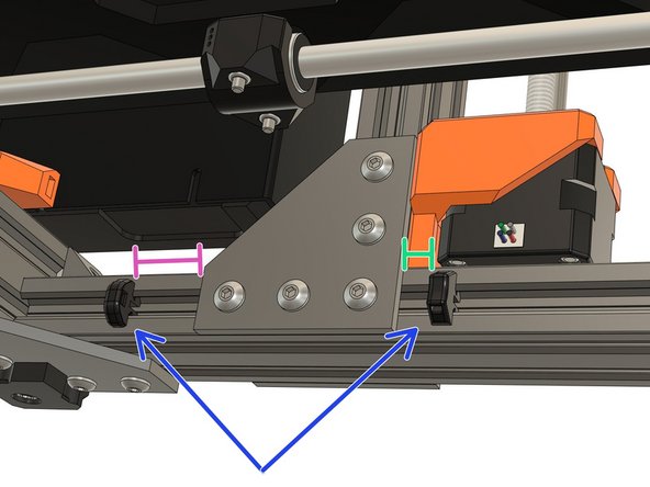 Install 1x cable_clip_horizontal,  25mm from the other side of the joining plate.