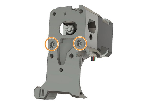 Verify that the M3x25mm screws are snug