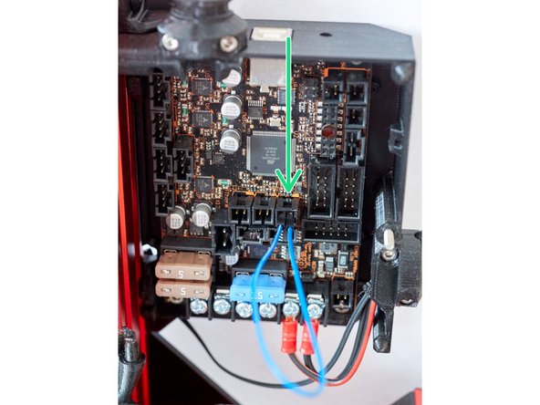 You will need a Female to Female Dupon  cable to shortcut the thermistor connector.