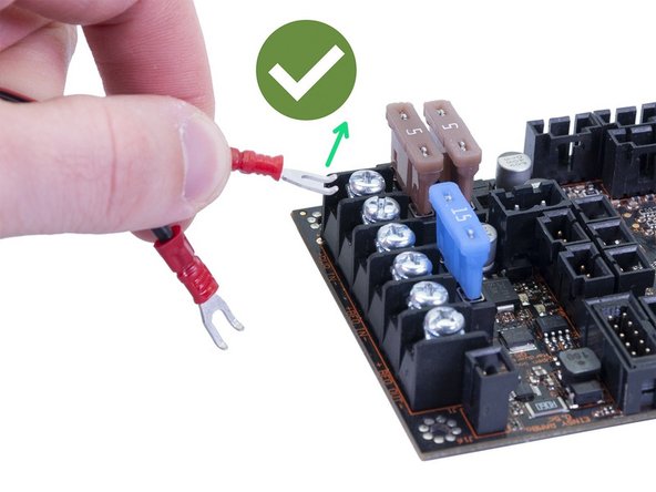 There are two versions of the PSU wires, make sure you identify which are the positive and the negative wires. This is extremely IMPORTANT.