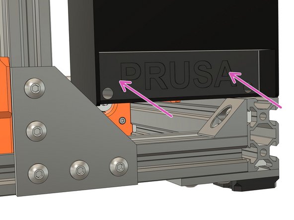 Fully tighten evenly, incrementally and in turn the screws of psu_lower_mount and psu_upper_mount.