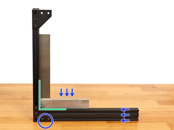 Make sure that you are working on a flat and level surface.