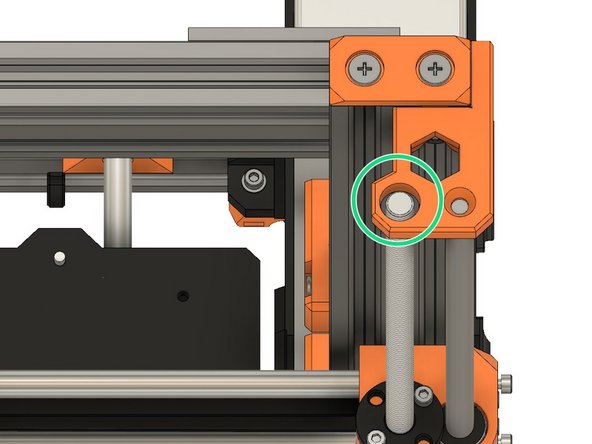 Verify that your Z lead screw is not touching the Z tops holes. If it is touching release the pressure from the X smooth rods tensioning screws like explained in the previous step.