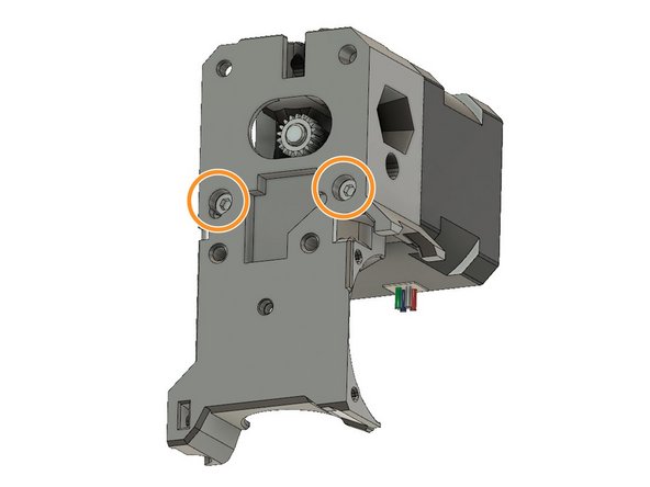 Verify that the M3x25mm screws are snug