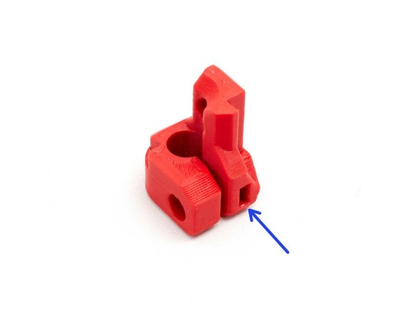 Insert an M3 square nut on the back of the pinda_mount