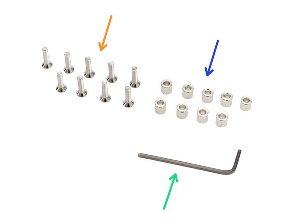 Prepare the following hardware: