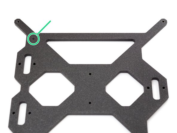 Locate the marker of the Y carriage.