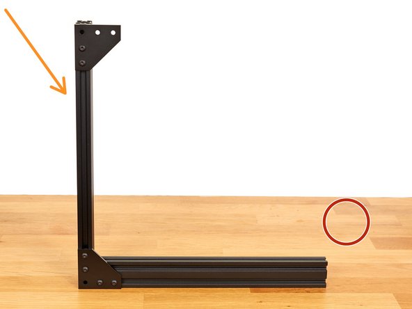 Take your time with this step. It will be a reference for the rest of the assembly.  A third hand might be useful, ask someone to help, if possible.