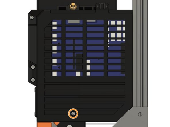 Then secure the lid to the case with 1x M3x10mm screw.