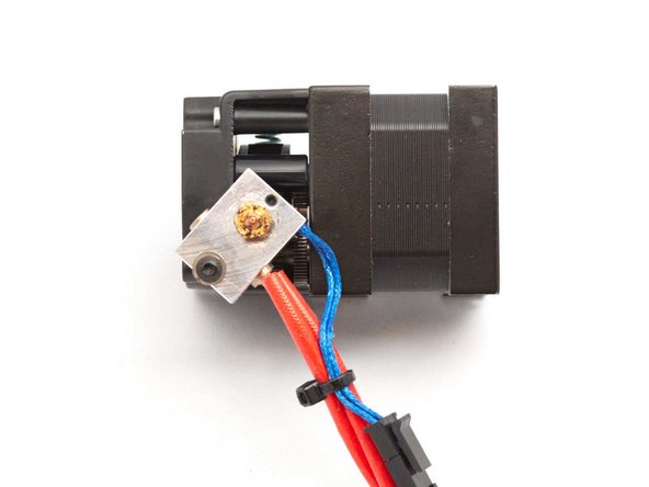 Orientate the heater block at 135° as shown in the image.