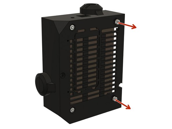 Remove the two M3 screws on the left of the Rambo board.