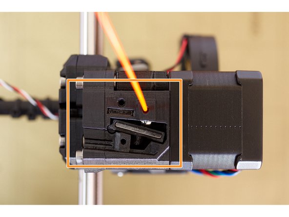 Insert the filament_sensor_lever.