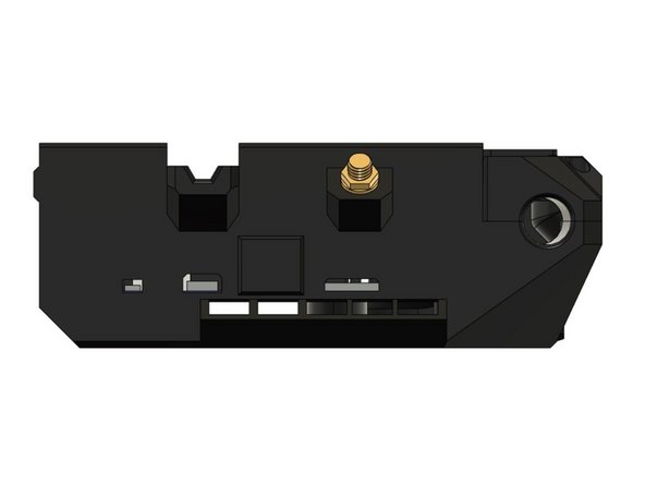 The connection between antenna and the board is designed at an angle to optimize the wire position of the antenna which avoids unnecessary strain on the wire and board connection.