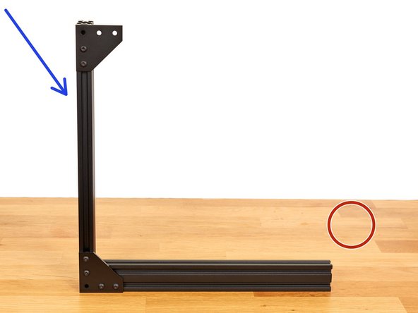 Take your time for this step, it will be a reference for the rest of the assembly. Ask the help of someone else if you feel the need of a third hand.