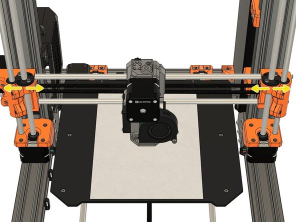 If you have applied tension to the belt, unscrew the belt tensioner on x_end_idler until the belt is relaxed.