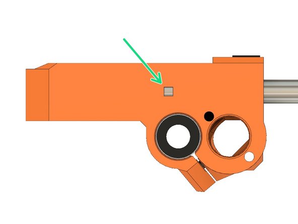 Slide the two 370mm smooth rods in the x_end_motor.