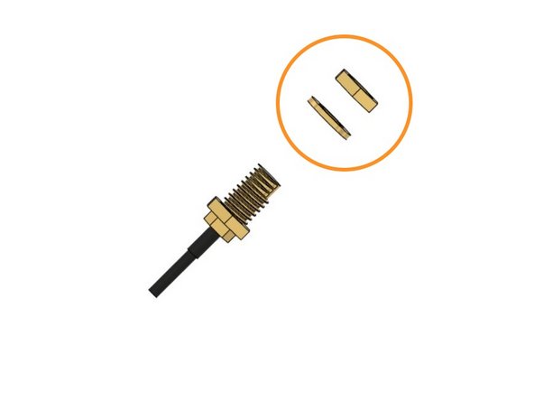 Unscrew the antenna carefully from the wire and keep it in a place where you will find it again. You can keep the antenna connected to the board.