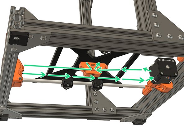 Make sure the belt teeth are correctly oriented according to the shape of the y_belt_holder.