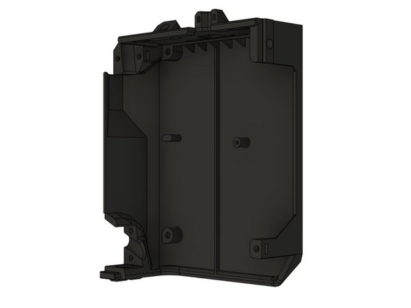 Insert one M3 square nut on the inside of the case.